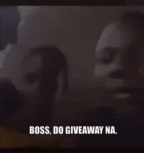 Boss, go give-away 🙏🏼